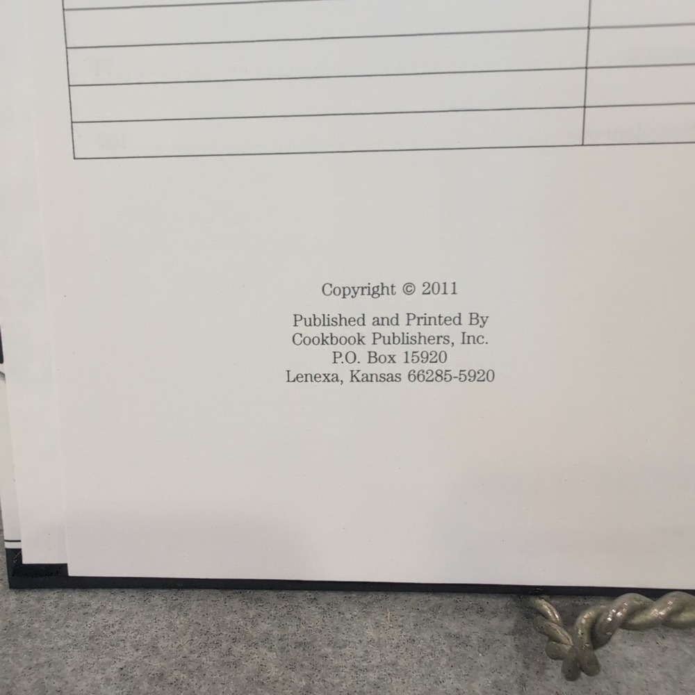 Herren's Grove Baptist‎ Church Cookbook From Our Table To Yours Alabama 2011 - Picture 2 of 3